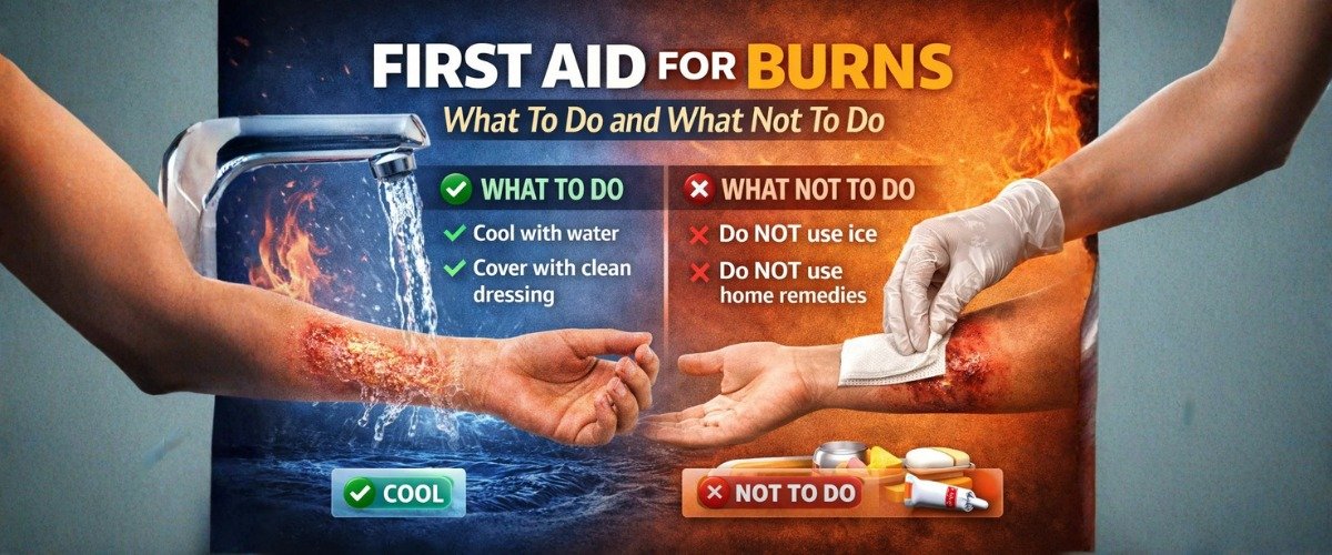 First Aid for Burns: What To Do and What Not To Do